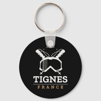 Tignes France Ski Resort  Skiën Snowboardi Sleutelhanger