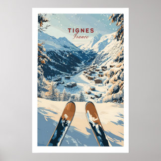 Tignes Reisposter 1 Poster