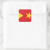 Tigray Region Flag Vierkante Sticker (Tas)