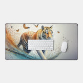 Tigre avec papillons (Clavier et souris)