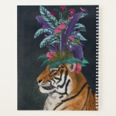 Tigre avec tête tropicale (Dos)