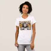 Tigre avec un T-shirt d'attitude (Devant entier)