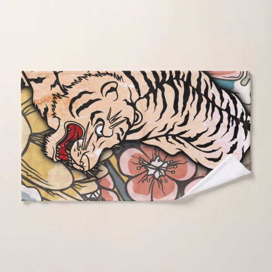 Tigre blanc (Serviette à main)