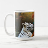 Tigre Blanc Ces Moments D'Amour, Café Mug (Gauche)