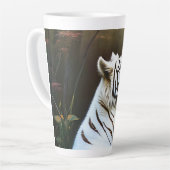 Tigre Blanc Ces Moments D'Amour, Latte Mug (Angle gauche)