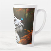 Tigre Blanc Ces Moments D'Amour, Latte Mug (Droite)