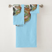 Tigre blanc contre dragon vert dans le fl yin yang (En situation)