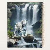 Tigre blanc du Bengale dans la nature (Dos)