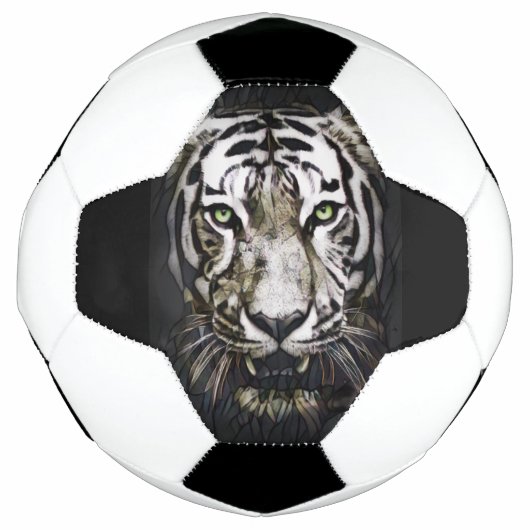 Tigre blanc en verre tendu (Devant)