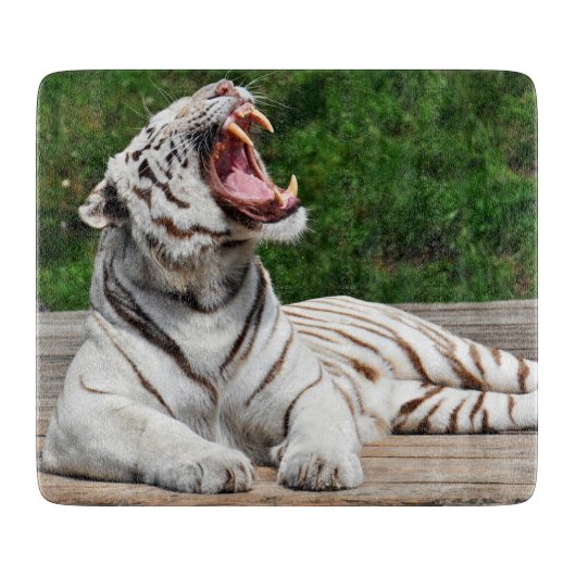 Tigre Blanc, Planche à Découper Tigre du Bengale (Devant)