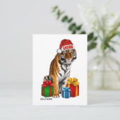 Tigre - carte de vacances (Debout devant)