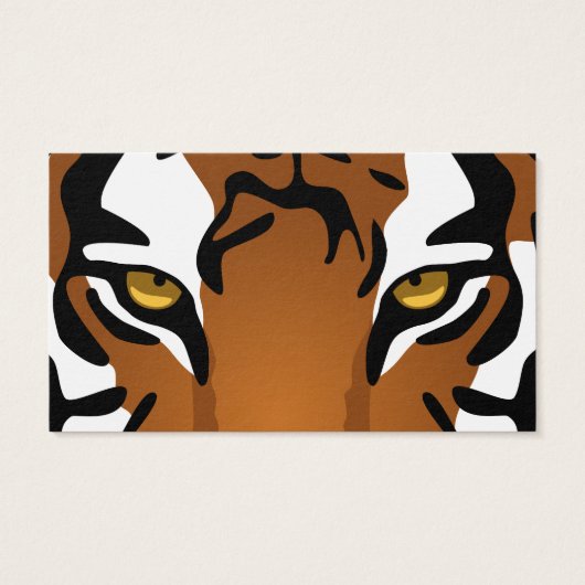 Tigre, chat sauvage sur noir (Dos)