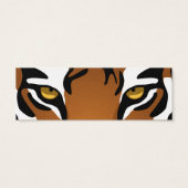 Tigre, chat sauvage sur noir (Dos)