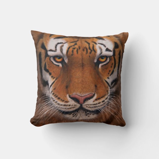 Tigre d'animaux de compagnie Coussin (Recto)