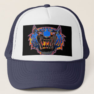 Tigre de Bengale sauvage dans le casquette de