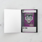 Tigre de carte d'anniversaire (Intérieur)