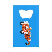 Tigre de dessin mignonne sur l'ouverture de la bou (Devant)