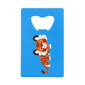 Tigre de dessin mignonne sur l'ouverture de la bou (Dos)