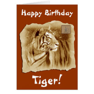 Tigre de joyeux anniversaire ! - Astrologie