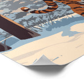 Tigre de Sibérie à Woods - Poster de l'Ai (Coin)