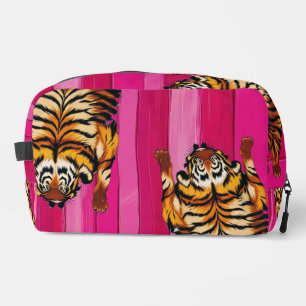 tigre de style tibétain - sac cosmétique
