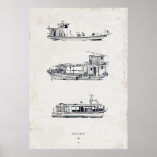 Tigre Delta: Onderdeel één afdrukken Poster