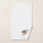 Tigre Design Monogrammé (Serviette à main)