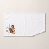 Tigre Design Monogrammé (Serviette à main)
