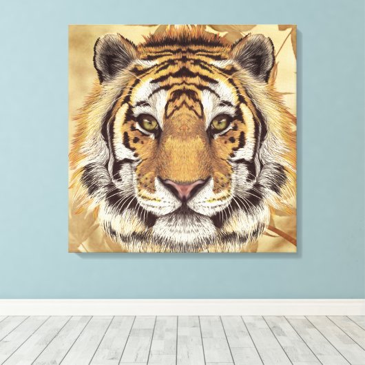 Tigre en toile (Insitu (Plancher de Bois))