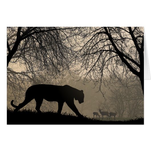 Tigre et cerf (Devant horizontal)