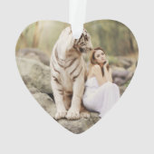 Tigre et dame du Bengale (dos)