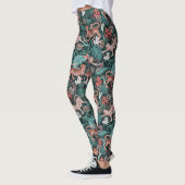 Tigre et Léopard Animal Jungle Imprimer Leggings (Gauche)