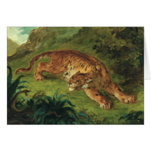 Tigre et serpent, 1858