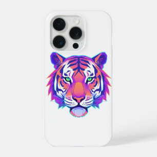 Tigre Géométrique Néon