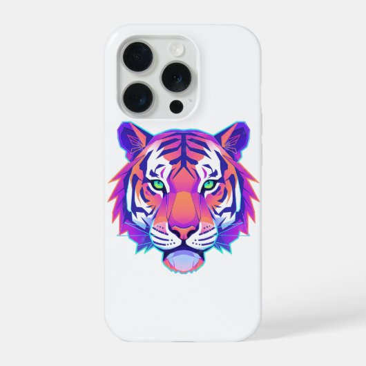Tigre Géométrique Néon (Verso)