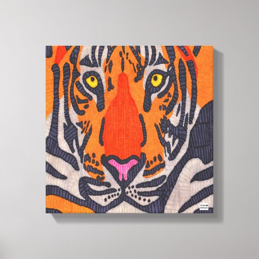 Tigre - Impression sur toile (Recto)
