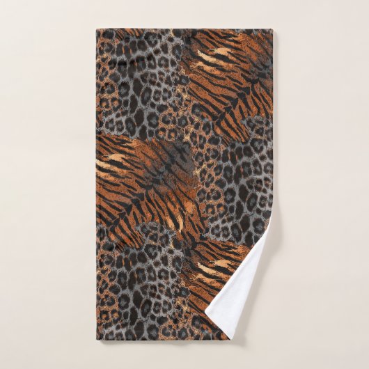 Tigre léopard tendance (Serviette à main)