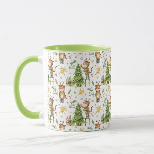 Tigre mignon Mug (Gauche)