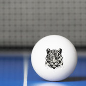 Tigre mirando pingpongballen (Net)