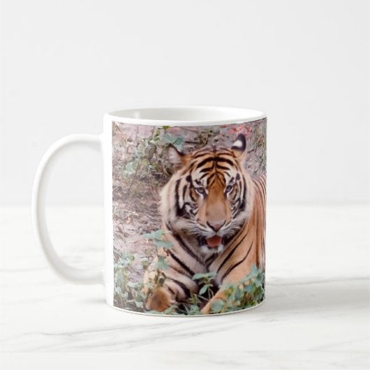 Tigre, Mug blanc classique de 11 oz (Gauche)