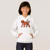 Tigre Orange Chaud (Devant entier)