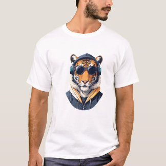 Tigre Portant un Sweat - shirt à capuche drôle Coo