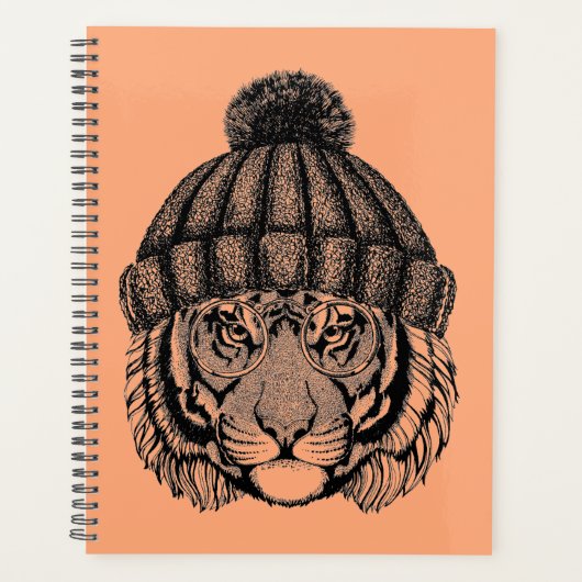 Tigre prêt pour la mode hiver (Devant)