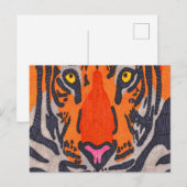 Tigre (simple) - Carte postale (Devant / Derrière)