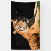 Tigre sous la bannière d'étoiles (Vertical)