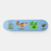 Tigre sur le skateboard de chasse (Horz)