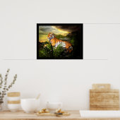 Tigre, Tigre, Brûler une affiche brillante (Cuisine)