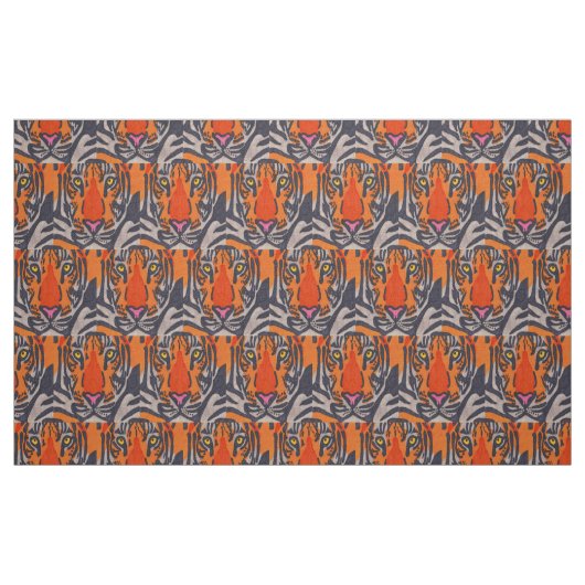 Tigre - Tissu Sergé de Coton (Fat Quarter)
