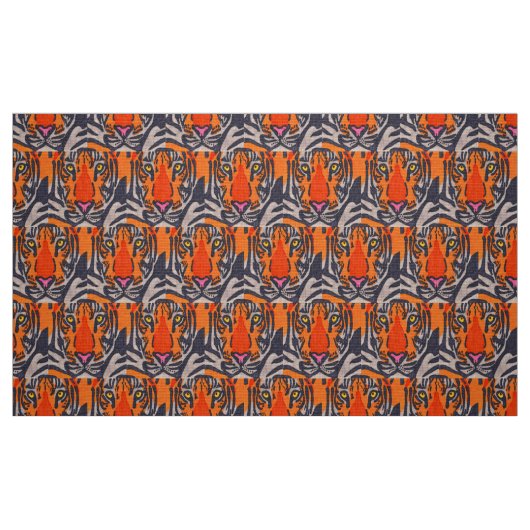 Tigre - Tissu Tissé en Polyester (Fat Quarter)