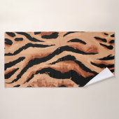 tigre transparent, léopard motif (Serviette de bain)